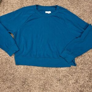 dark teal crew neck